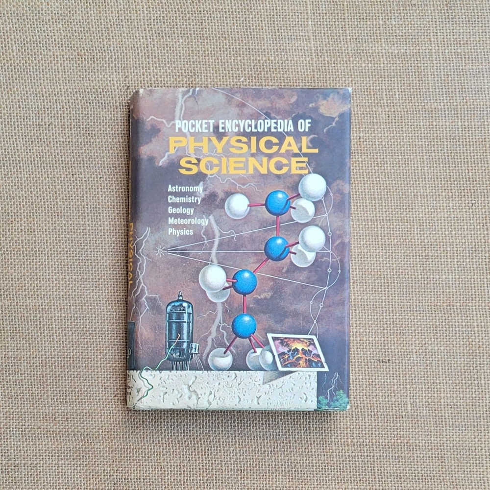 Pocket Encyclopedia Of Physical Science Vintage 1968 Book By Joseph Ackner